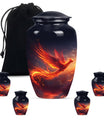 10-inch Phoenix Bird Cremation Urn For Adult Ashes.