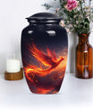 10-inch Phoenix Bird Cremation Urn For Adult Ashes.