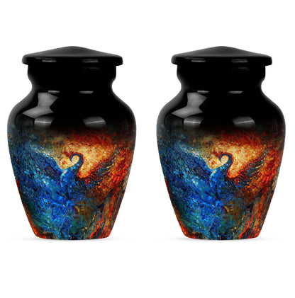 Phoenix memorial urn for adult male