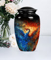 Phoenix memorial urn for adult male