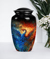 Phoenix memorial urn for adult male