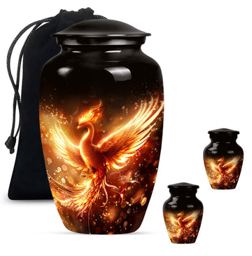 Large Urn with 2 Mini Urn