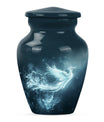 10-inch Phoenix Urn, abstract-themed.