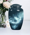 10-inch Phoenix Urn, abstract-themed.