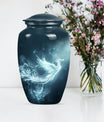 10-inch Phoenix Urn, abstract-themed.