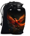 Classic Phoenix Cremation Urn for men.