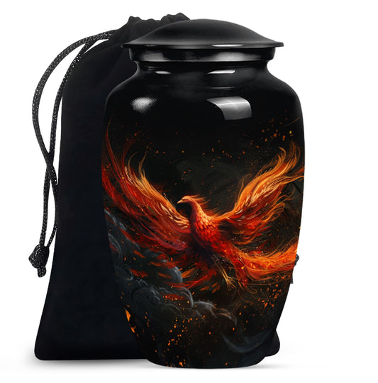 Classic Phoenix Cremation Urn for men.