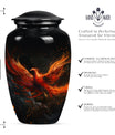 Classic Phoenix Cremation Urn for men.