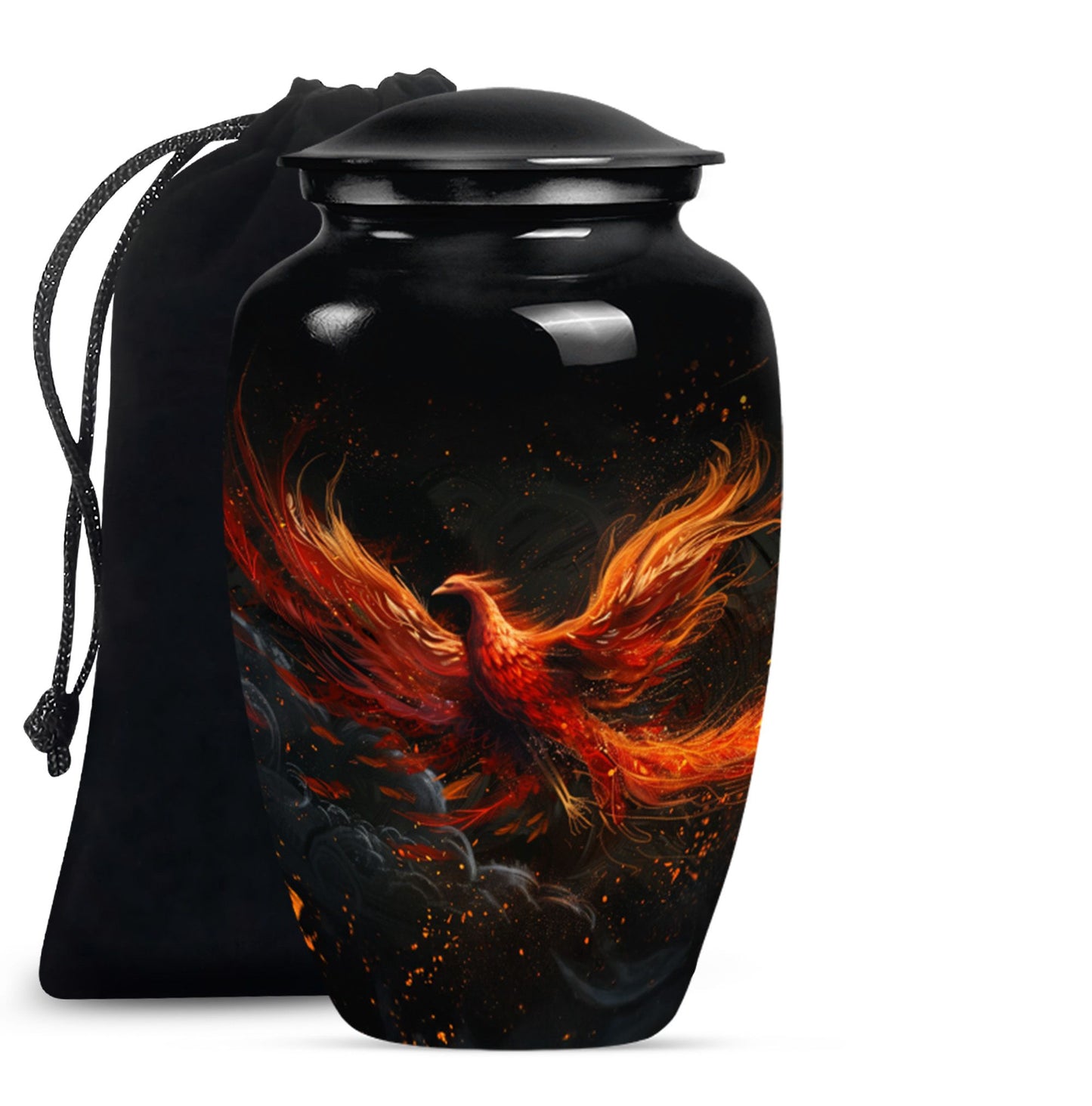 Classic Phoenix Cremation Urn for men.