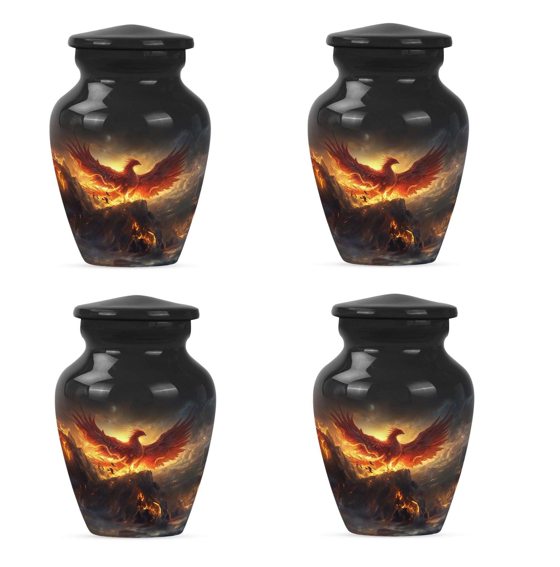Phoenix Bird Adult Cremation Urn For Ashes - Mystical Bird Urn For Memorial