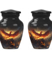 Phoenix Bird Adult Cremation Urn For Ashes - Mystical Bird Urn For Memorial
