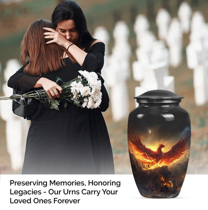 10 inch classic Phoenix Urn, funeral urns for burial
