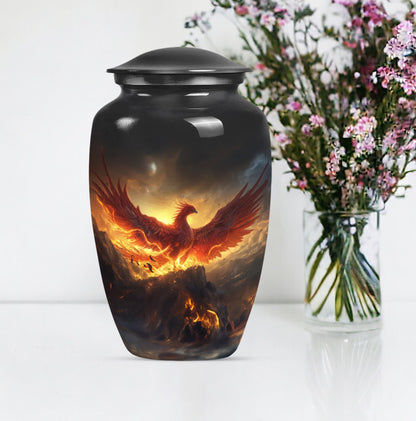 10 inch classic Phoenix Urn, funeral urns for burial