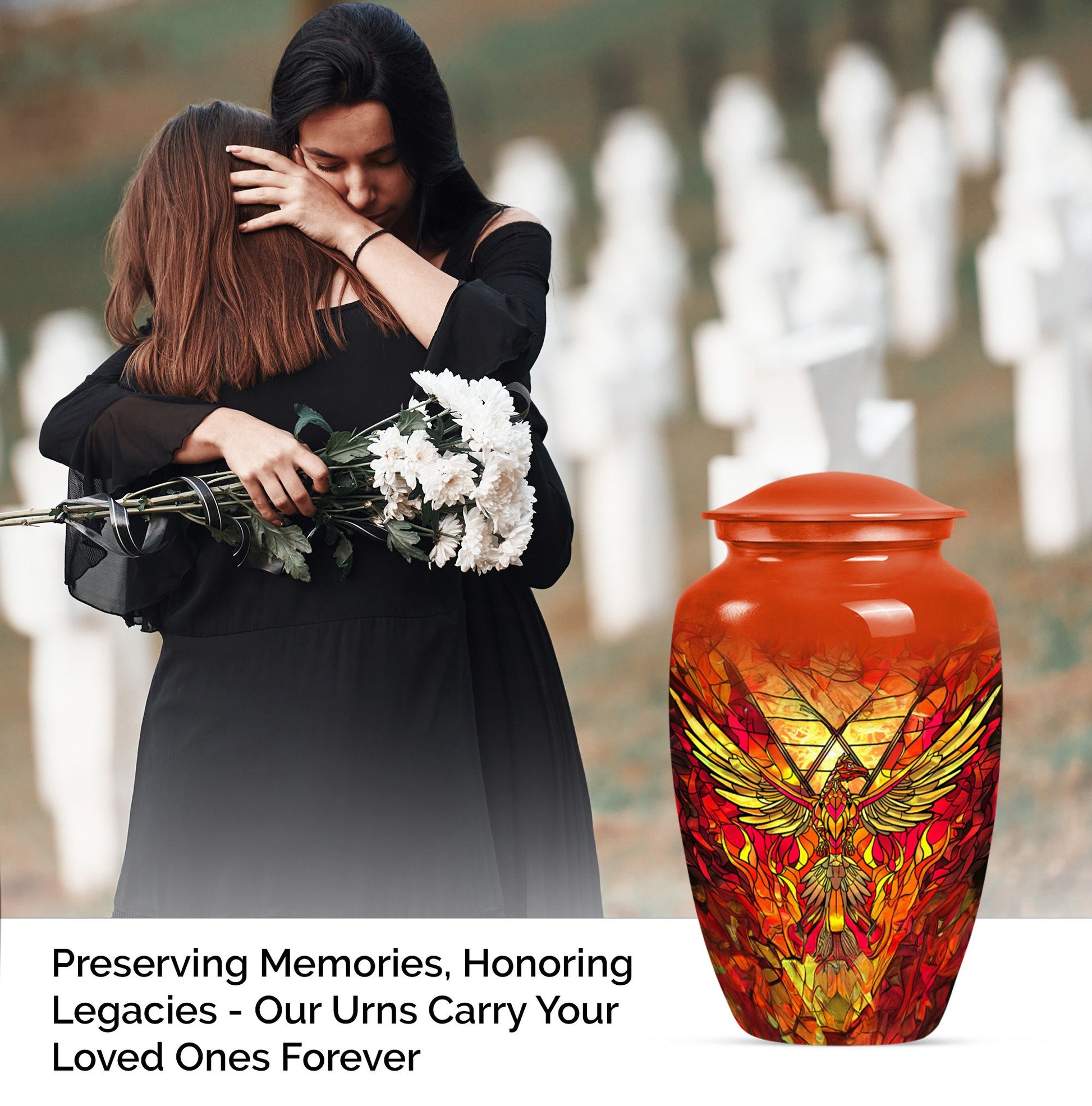 burial urn for adult ashes