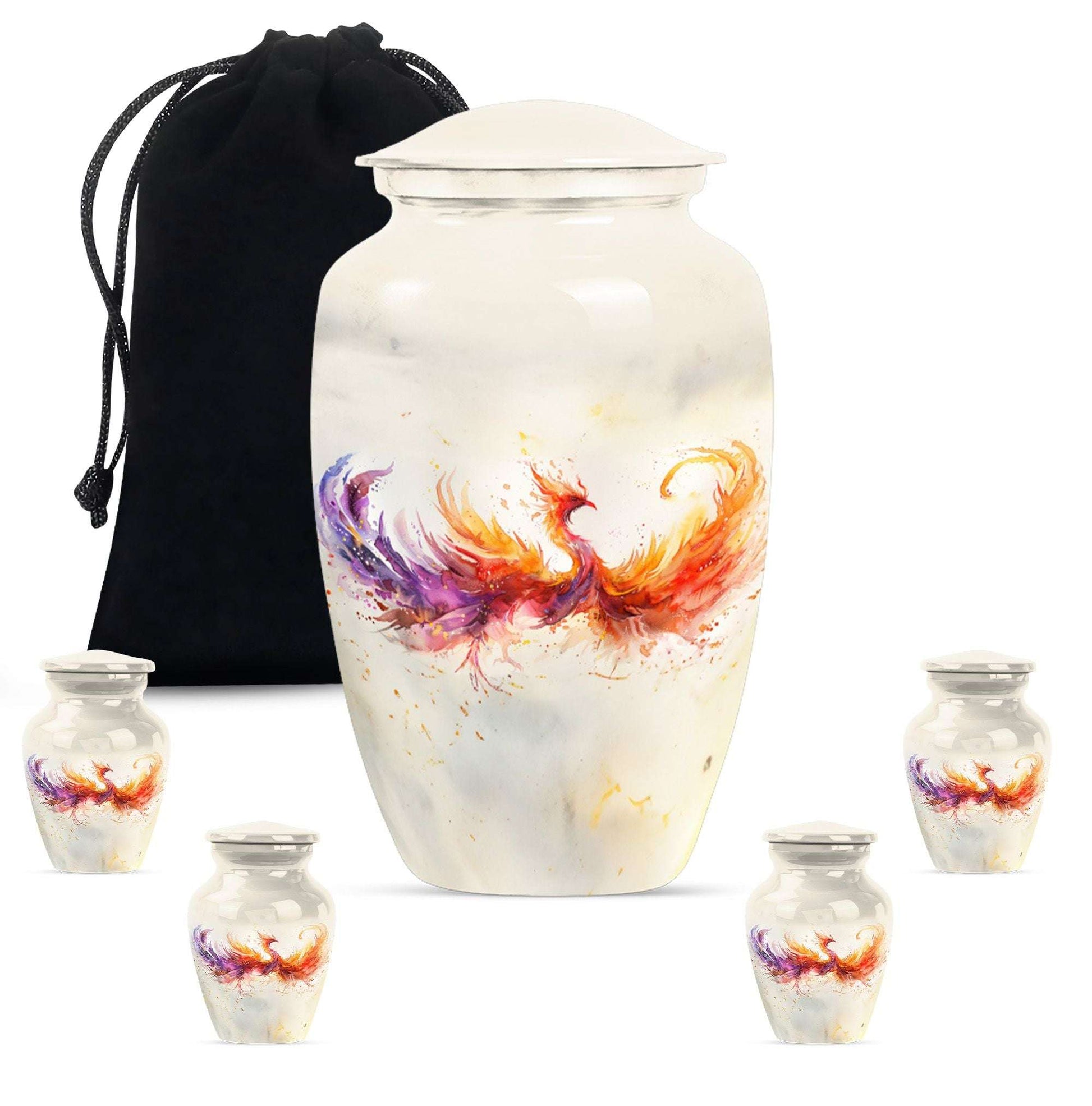 Phoenix Artwork Urns For Ashes - Phoenix Cremation Ashes Urn For Funeral