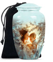 Child & Mother Memorial Urn For Human Ashes - Funeral Urn For Parents