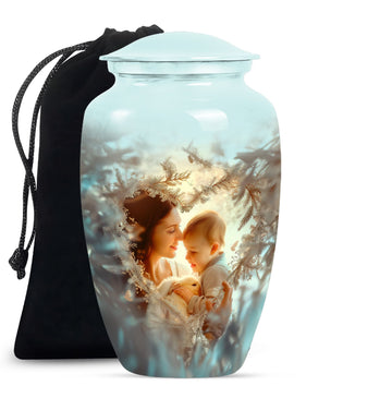 Large Urn With 1 Keepsake Urn