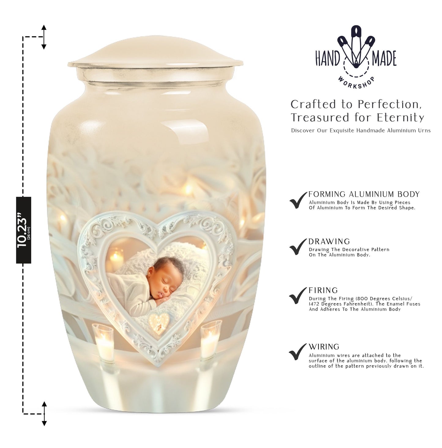 10-inch Mother Love urn 