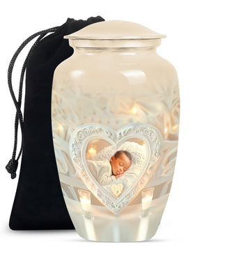 Large Urn With 1 Keepsake Urn