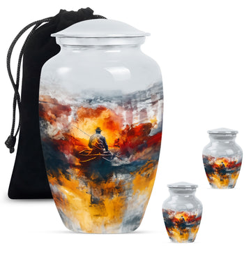 Large Urn with 2 Mini Urn