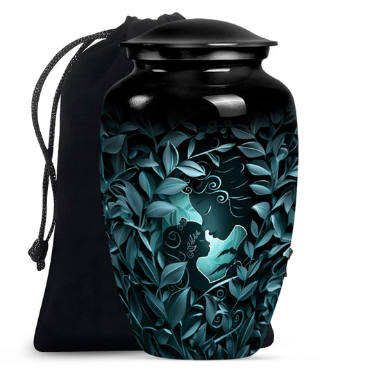 mother love Urn, Classic designed memorial funeral urn