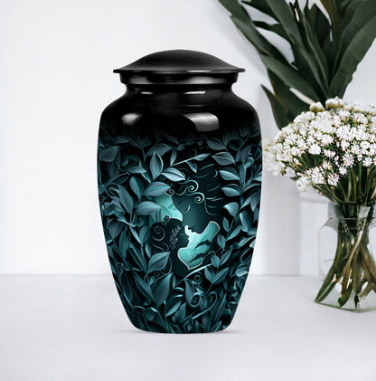 mother love Urn, Classic designed memorial funeral urn