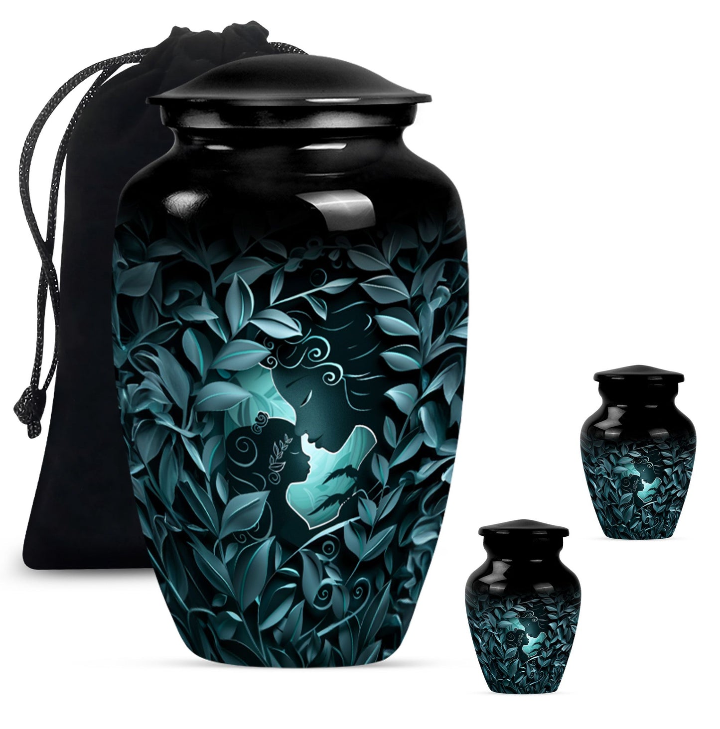mother love Urn, Classic designed memorial funeral urn