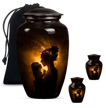 Large Urn With 2 Keepsake Urn