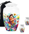 Mother love urn, classic abstract burial funeral urn for adult woman