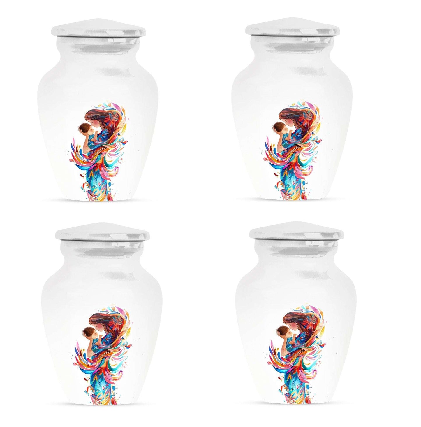 Mother's Love Artwork Urn - Mother Artistic Memorial Urn For Women
