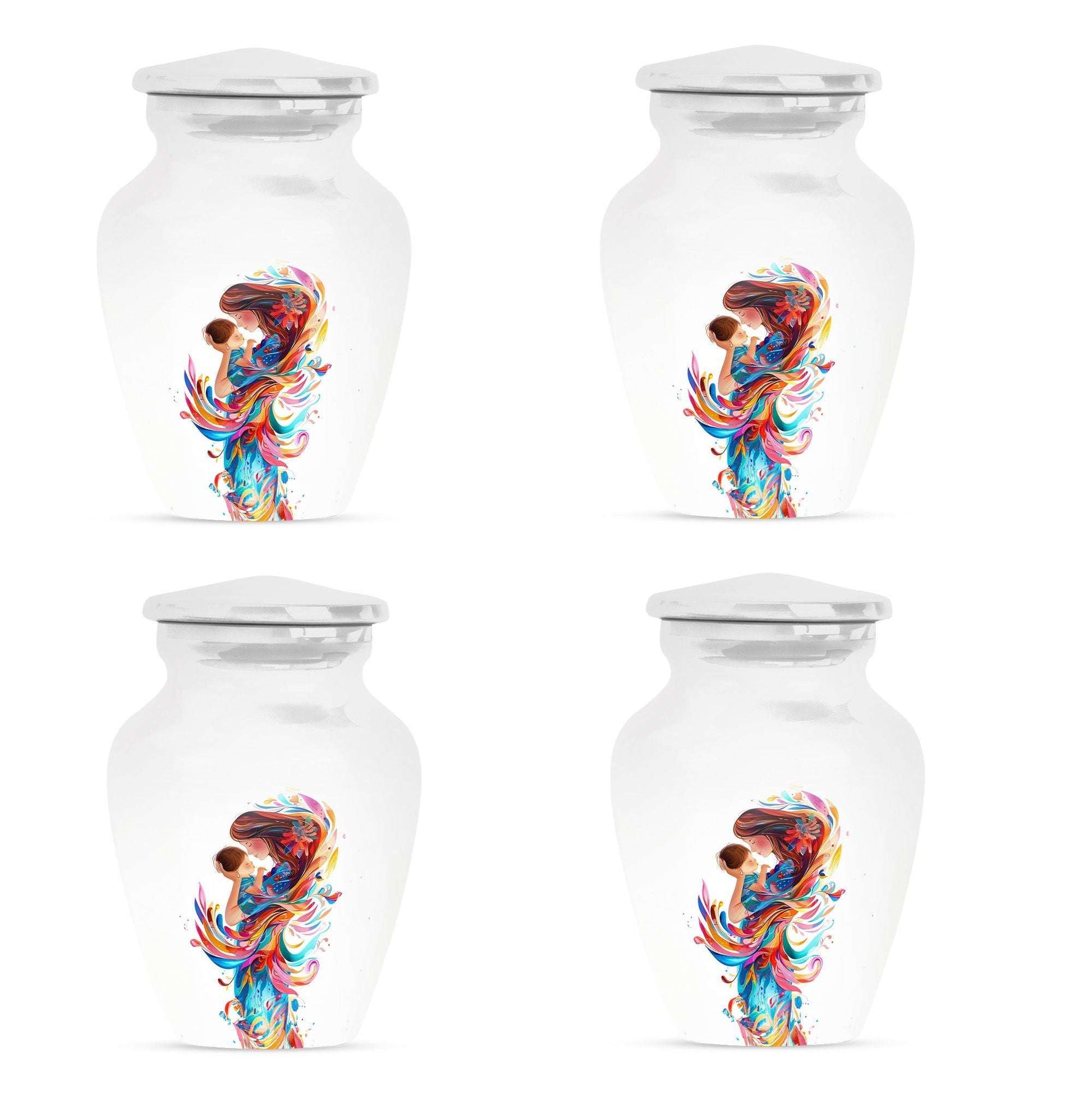 Mother's Love Artwork Urn - Mother Artistic Memorial Urn For Women