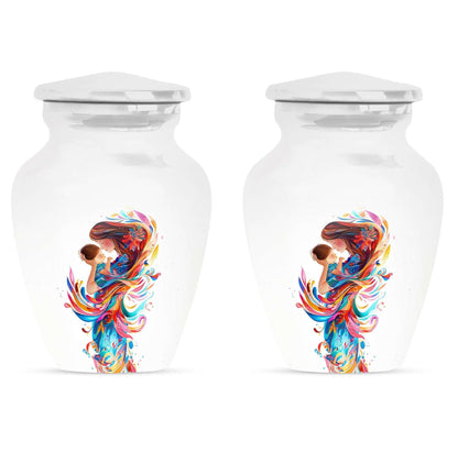 Mother's Love Artwork Urn - Mother Artistic Memorial Urn For Women