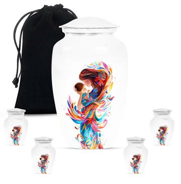 Large Urn with 4 Small Urn