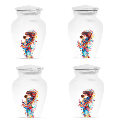 10-inch Classic urn for ashes, personalized Mother Love Urn made of aluminium