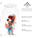 10-inch Classic urn for ashes, personalized Mother Love Urn made of aluminium