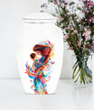 10-inch Classic urn for ashes, personalized Mother Love Urn made of aluminium