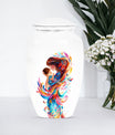 10-inch Classic urn for ashes, personalized Mother Love Urn made of aluminium