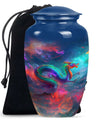 Colorful Dragon Small Urns For Women - Majestic Dragon Memorial Urn