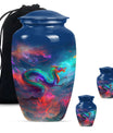 Colorful Dragon Small Urns For Women - Majestic Dragon Memorial Urn