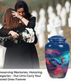 Classic dragon urn for woman's burial ashes