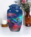 Classic dragon urn for woman's burial ashes