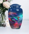 Classic dragon urn for woman's burial ashes