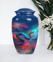 Classic dragon urn for woman's burial ashes