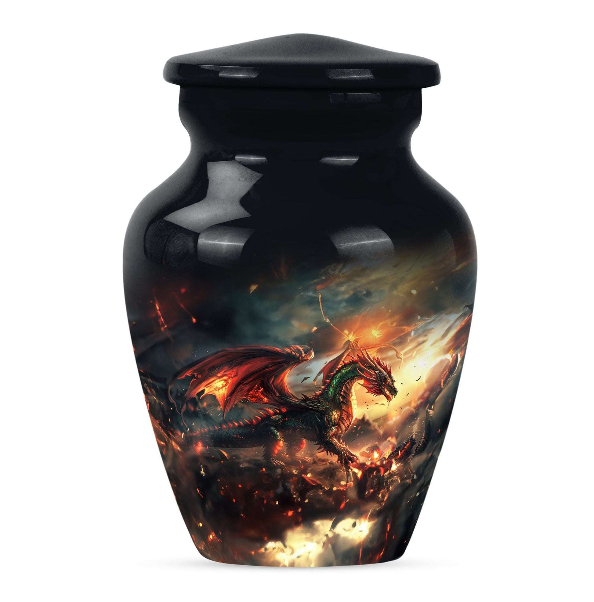 Fierce Dragon Adult Size Cremation Urns - Large Size Dragon Urn