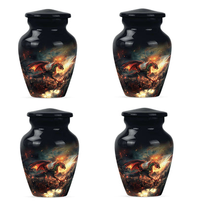 Fierce Dragon Adult Size Cremation Urns - Large Size Dragon Urn