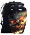Fierce Dragon Adult Size Cremation Urns - Large Size Dragon Urn