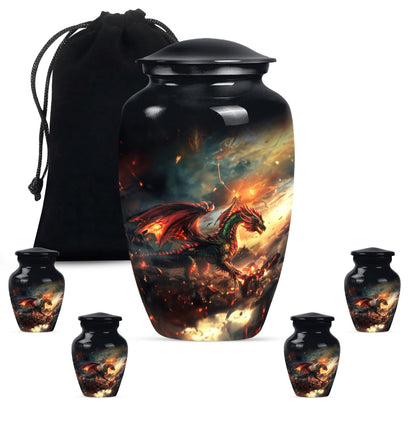 classic dragon urn