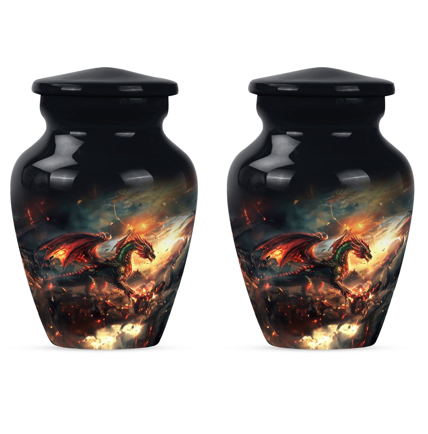 classic dragon urn