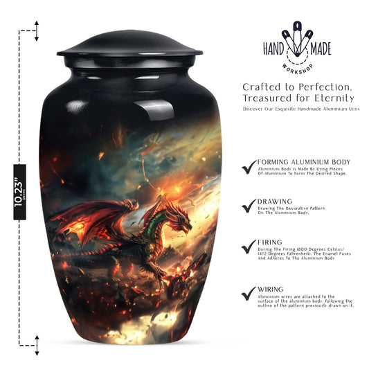 classic dragon urn