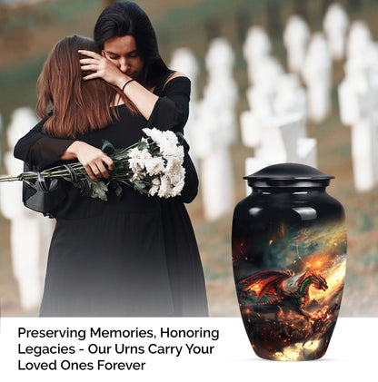 classic dragon urn